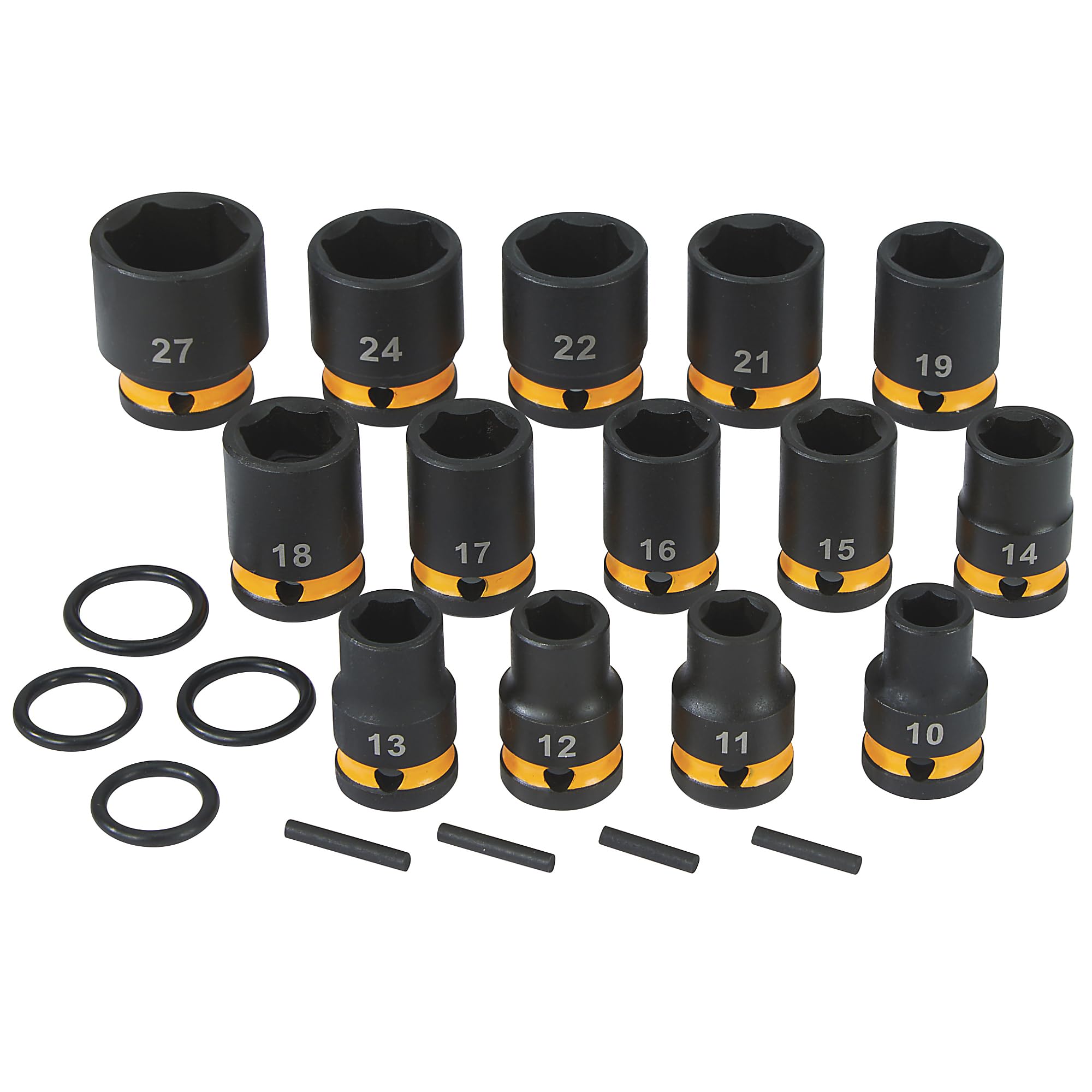 Amazon.com: Klutch 1/2in.-Drive Impact Socket Set, 14 Pcs, Metric